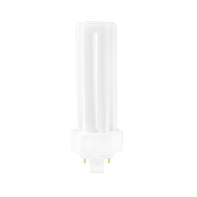 26 Watt CFL Light Bulbs - 4 Pin GX24Q-3 Base - 4100K Cool White -26W 1800 Lumens - Triple Tube Compact Fluorescent Light Bulbs Plug-in