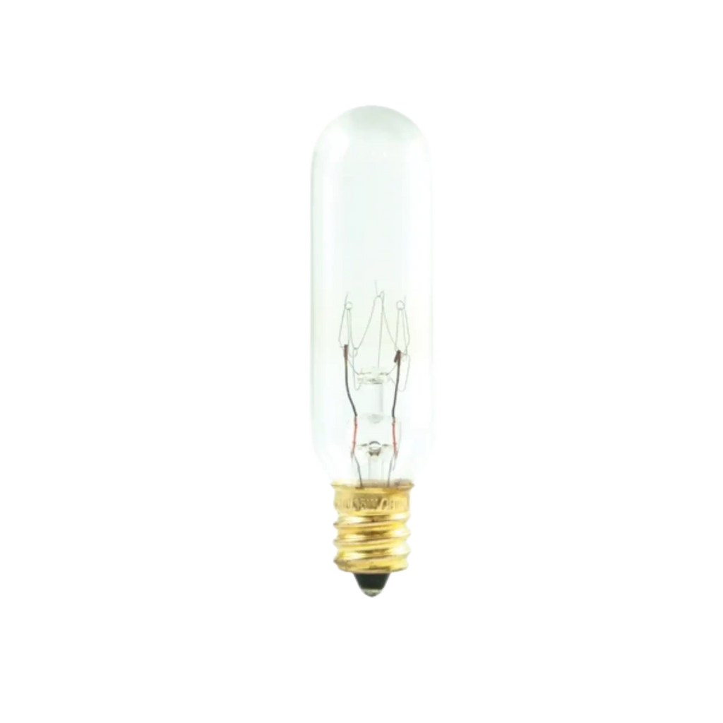 25W T6 TUBULAR CLEAR E12 120V Himalayan BULBRITE