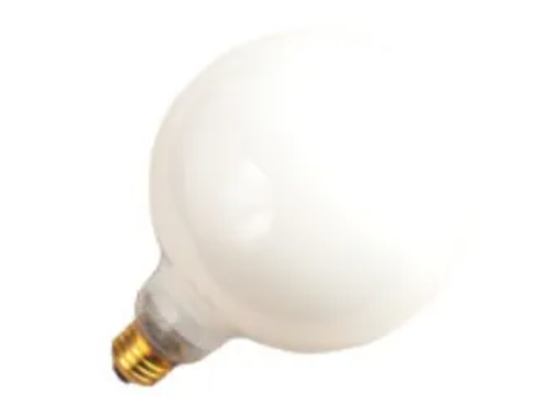 GoodBulb 60W G16.5 Globe White Incandescent Bulb | E12 Candelabra Base | 130V | 580 Lumens