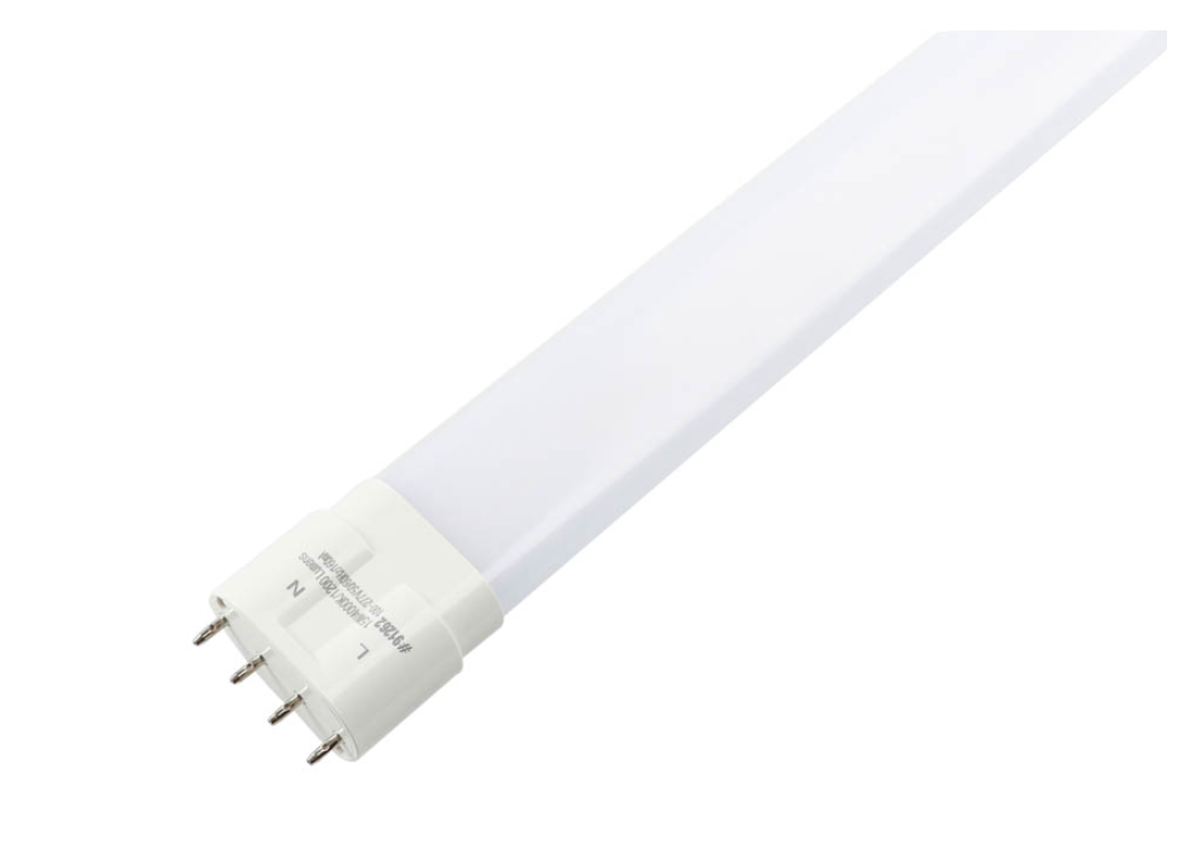 15W LED PLL Lamp – 4000K Cool White, 1200 Lumens, 2G11 Base, Ballast Bypass, 120–277V, 50,000 Hr Life