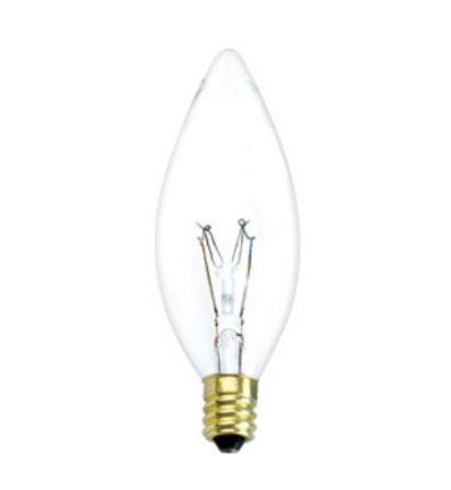 GoodBulb 60W Tear Drop Clear Candelabra Bulb – 130V Dimmable Decorative Lamp | Superior Life Series