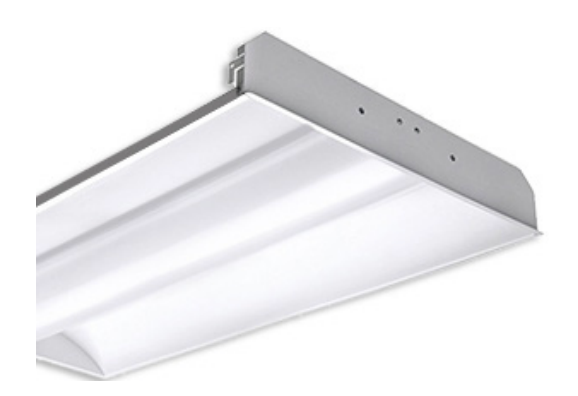 2x4 Recessed Direct/Indirect LED Ready T8 Fixture – 120–277V Dimmable | Dual Lamp T8/T12 Compatible Troffer