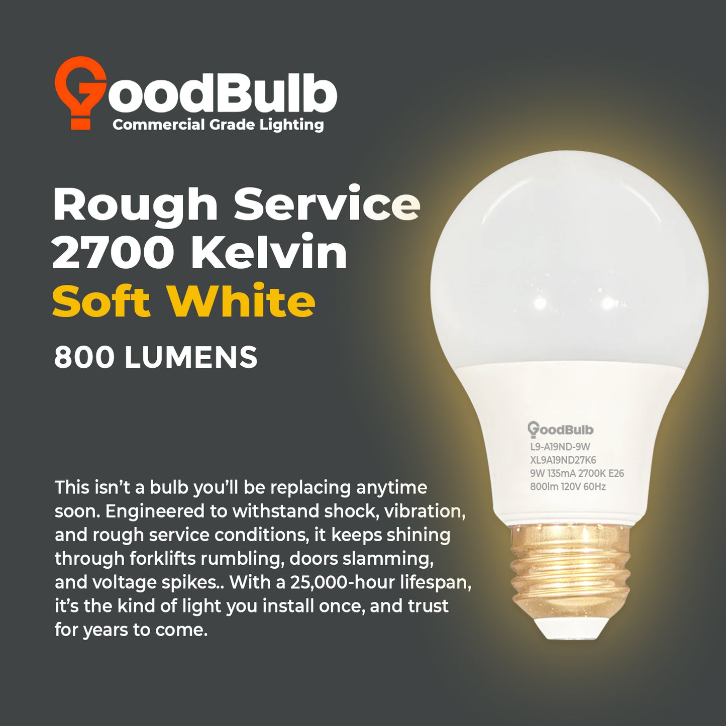 Benefits of XL9A19ND27K6 A19 LED Bulb - Energy Saving, Long Life, Warm Glow