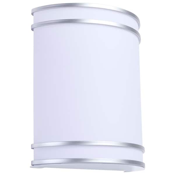 Glamour; LED Wall Sconce; Brushed Nickel Finish; 27K/3K/35K/4K/5K CCT Selectable