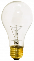 GoodBulb 100W A19 Clear Rough Service Incandescent Bulb | E26 Base | 2700K | 4,000 Hr Life | 130V(1-Pack)