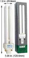 GoodBulb 13W CFL Double Twin Tube | G24q-1 4-Pin Base | 3500K Neutral White | 900 Lumens | Long-Life Compact Fluorescent Lamp(1-Pack)