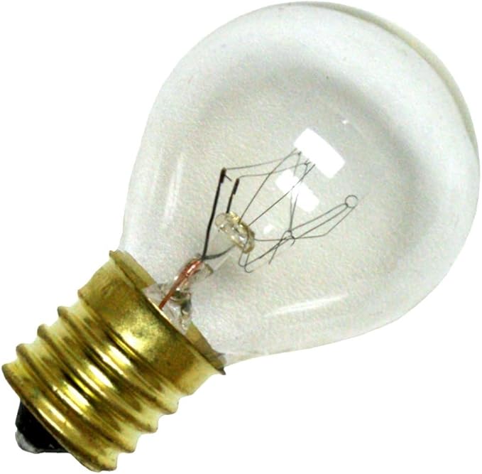 GoodBulb 10W S11 Clear Indicator Bulb | 130V | E17 Base | Sign & Appliance Light | 2700K Warm White(1-Pack)
