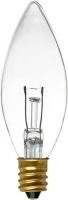 GoodBulb 40W CTC Candle Bulb – 130V | Clear | E12 Candelabra Base | 1,500 Hours | Decorative Flame Tip(2-Pack)