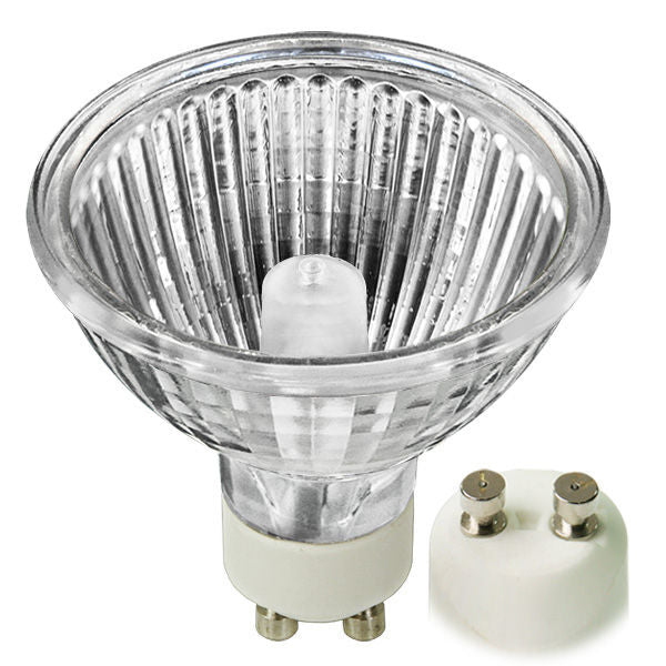 GoodBulb 75W MR20 Halogen Flood Light – GU10 Base | 45° Beam | Glass Face | 580 Lumens | 120V | 2,000 Hour Life(2-Pack)