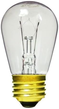 GoodBulb S14 Clear Bulb – 11W | 130V | E26 Medium Base | Decorative Incandescent(6-Pack)