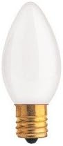 C9 Incandescent Light Bulb | 7 Watts | 120 Volt | E17 Intermediate Base | Warm White | Dimmable