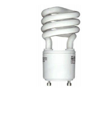 GoodBulb 13W Mini Spiral CFL – GU24 Base | 2700K Warm White | 120V | 10,000 Hr Life(1-Pack)