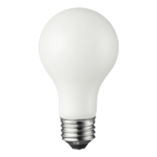 A19 40W 2400K Frosted Dimmable Incandescent Light Bulb – 450 Lumens, E26 Medium Base, Warm White Glow, 92 CRI, 120V – Classic A-Line Design for Residential & Decorative Fixtures