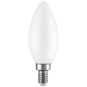 B11 4W Frosted LED Candelabra Bulb – 4000K Cool White, High 95+ CRI, E12 Base, 300 Lumens, Dimmable Decorative LED (40W Equivalent)