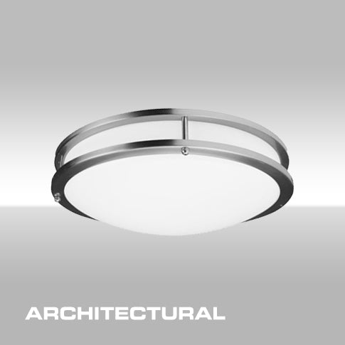 12" LED Flush Mount Ceiling Light – Brushed Nickel | 16W | 5 CCT Selectable