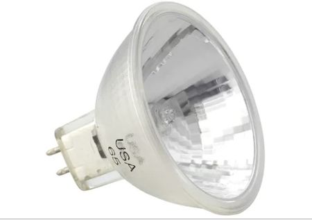 50W MR16 Halogen Reflector Lamp – 12V, GU5.3 Base, 3050K Clear White, 55° Wide Flood, 825 Lumens, 6,000 Hr Life