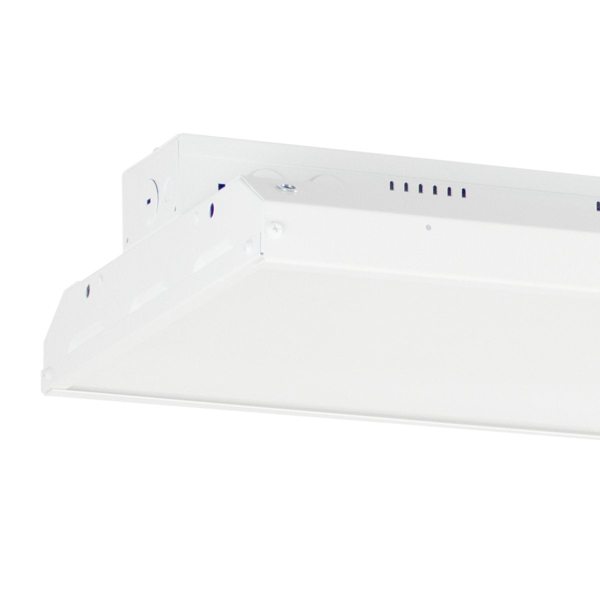 HBE G2 SERIES – 4-FT LED Linear High Bay – 321W – 42,051 Lumens – 131 lm/W – IP40 Dry Location – 0-10V Dimmable – Smart Sensor Ready (120-277V)