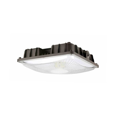 MCP05 Series LED Square Canopy Light – 60W, 133 lm/W, IP65, Non-Dimmable, Emergency Backup Option (120-277V)