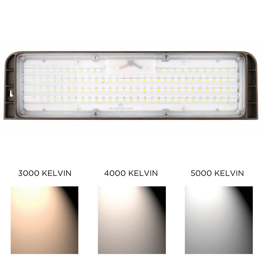Kelvin option ranging from 3000 Kelvin, 4000 Kelvin, and 5000 Kelvin.