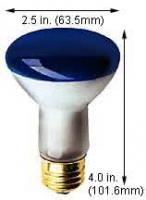 50W R20 Blue Reflector – E26