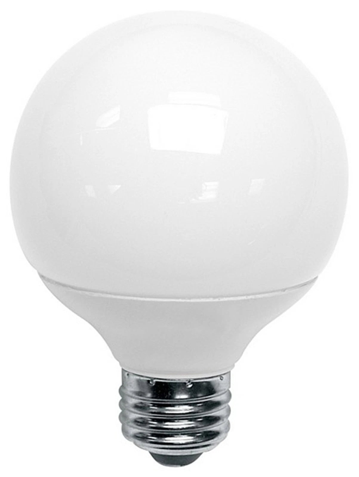 GoodBulb 9W G25 Globe LED Light Bulb — 2700K Warm White, E26 Base, 495 Lumens, 40W Equivalent, White Finish
