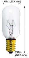 25T8/E14 Clear 120V – 25 Watt T8 Tubular Incandescent Light Bulb