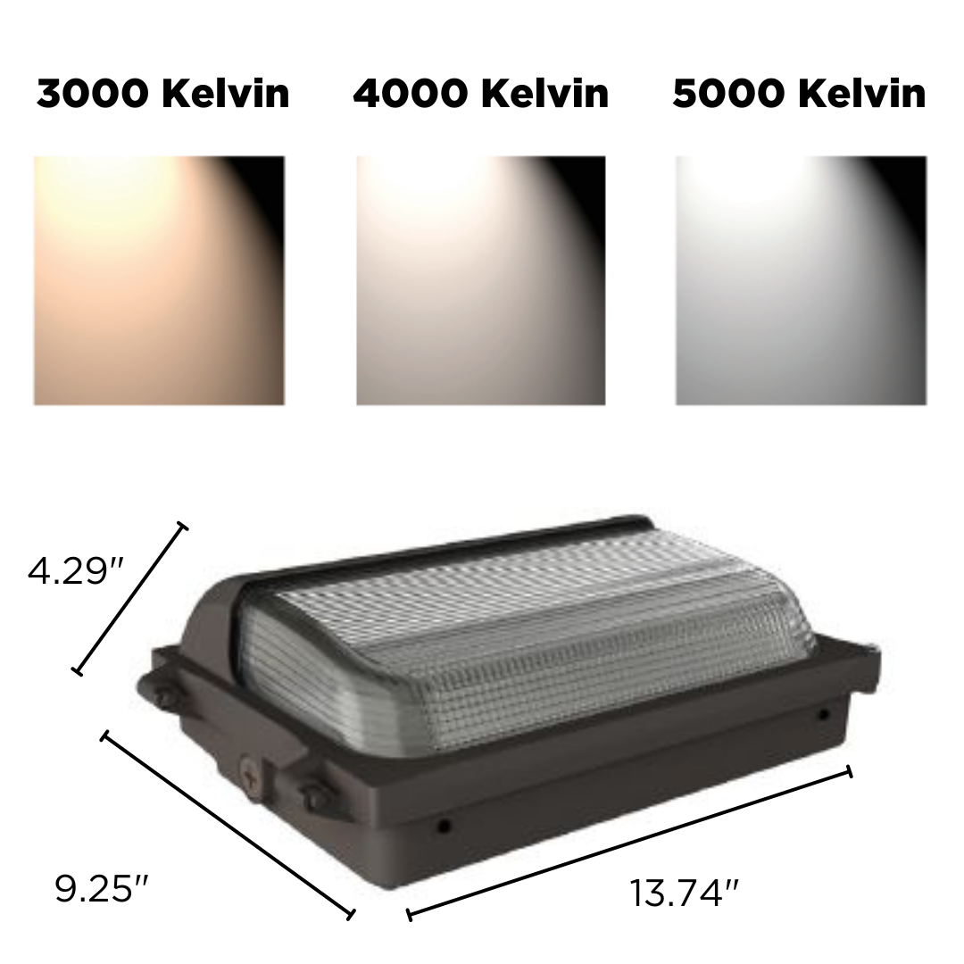 GoodBulb's thin wall packs can come in either a warmer white or platinum white light.