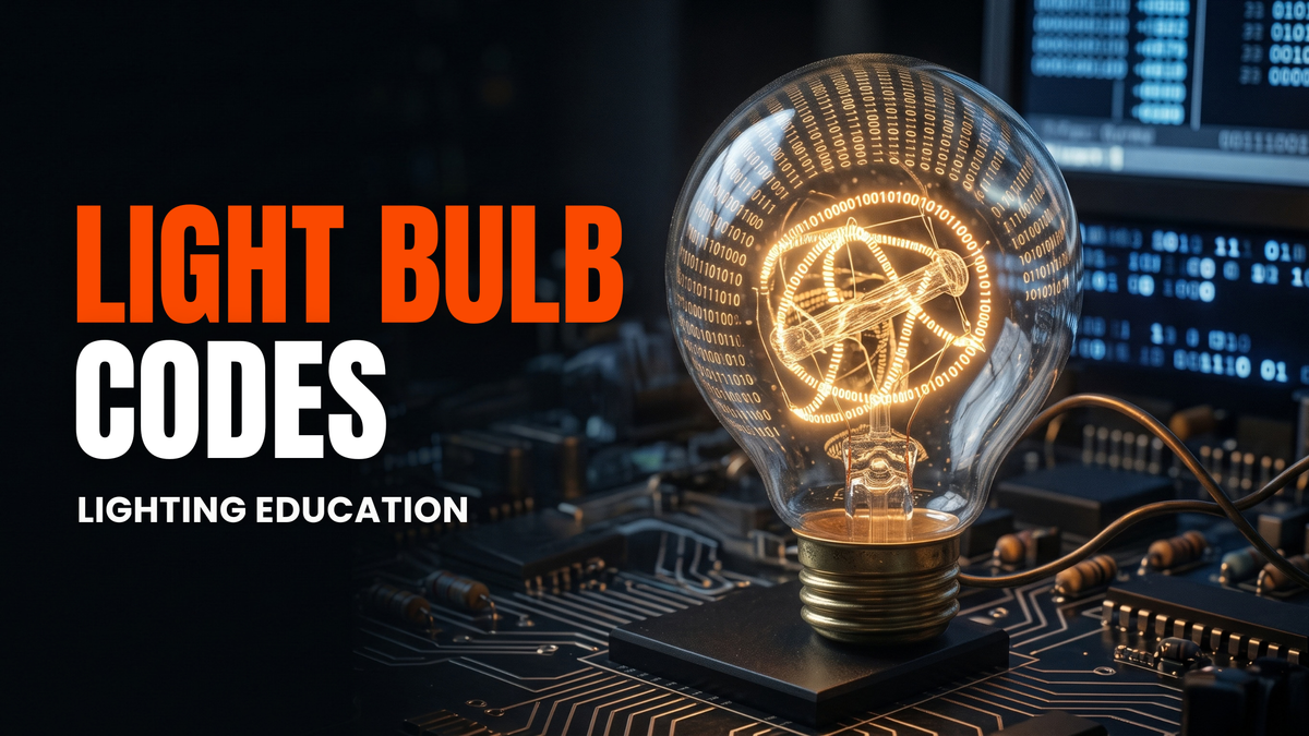 How to Read a Light Bulb Code: A19, BR30, E26, and the Rest