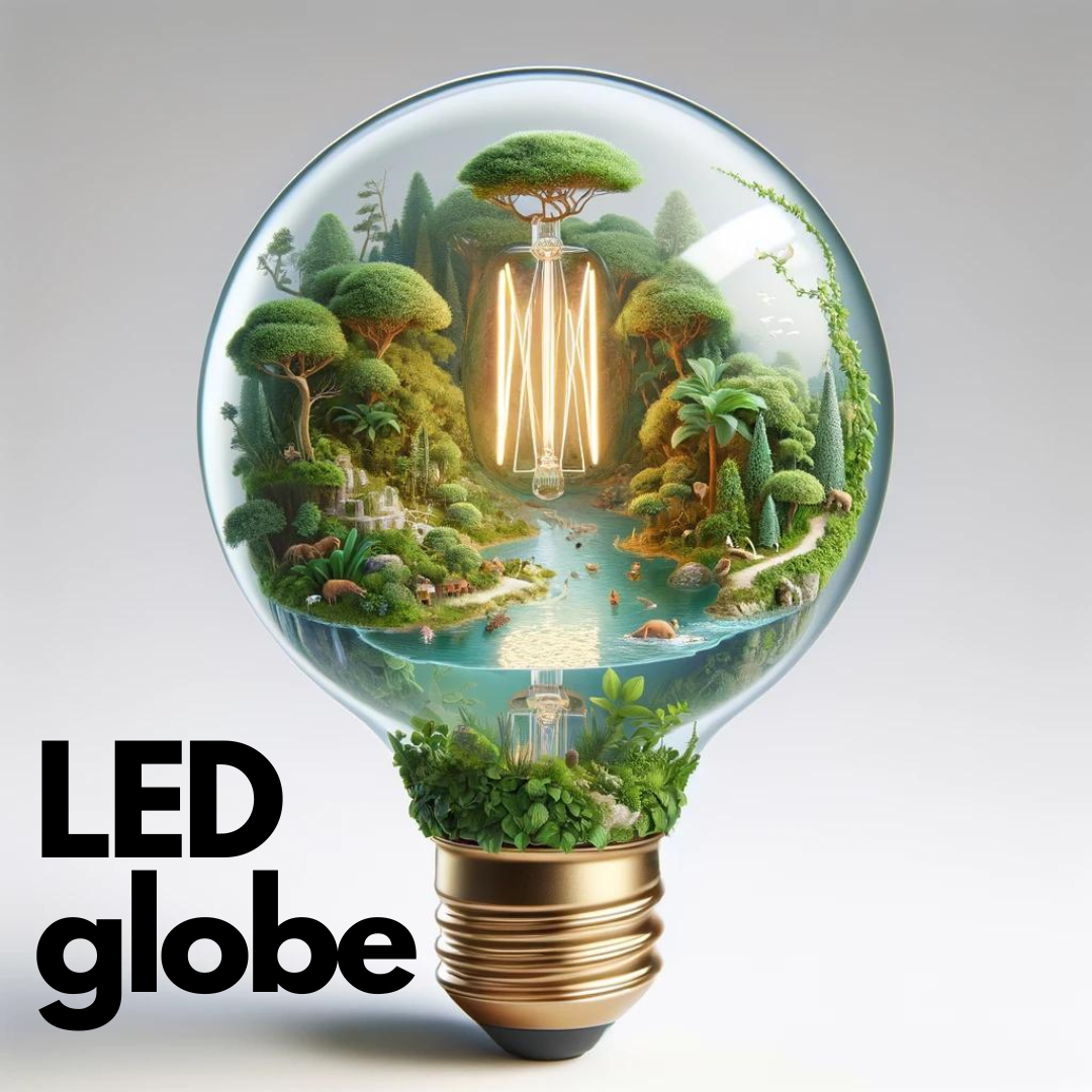 Globe LED helping environment