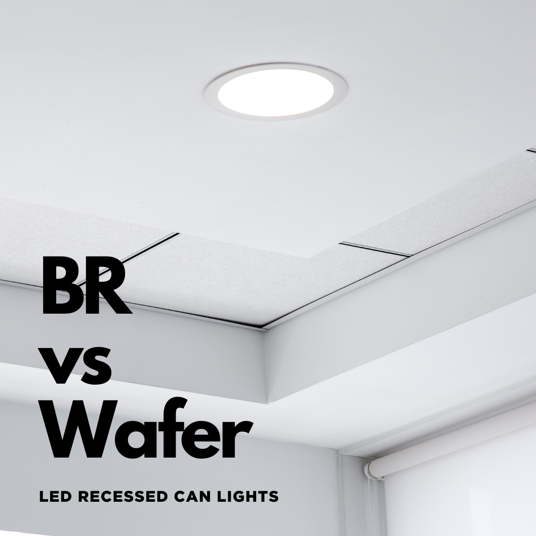 BR Wafer LED Recessed Can Lights