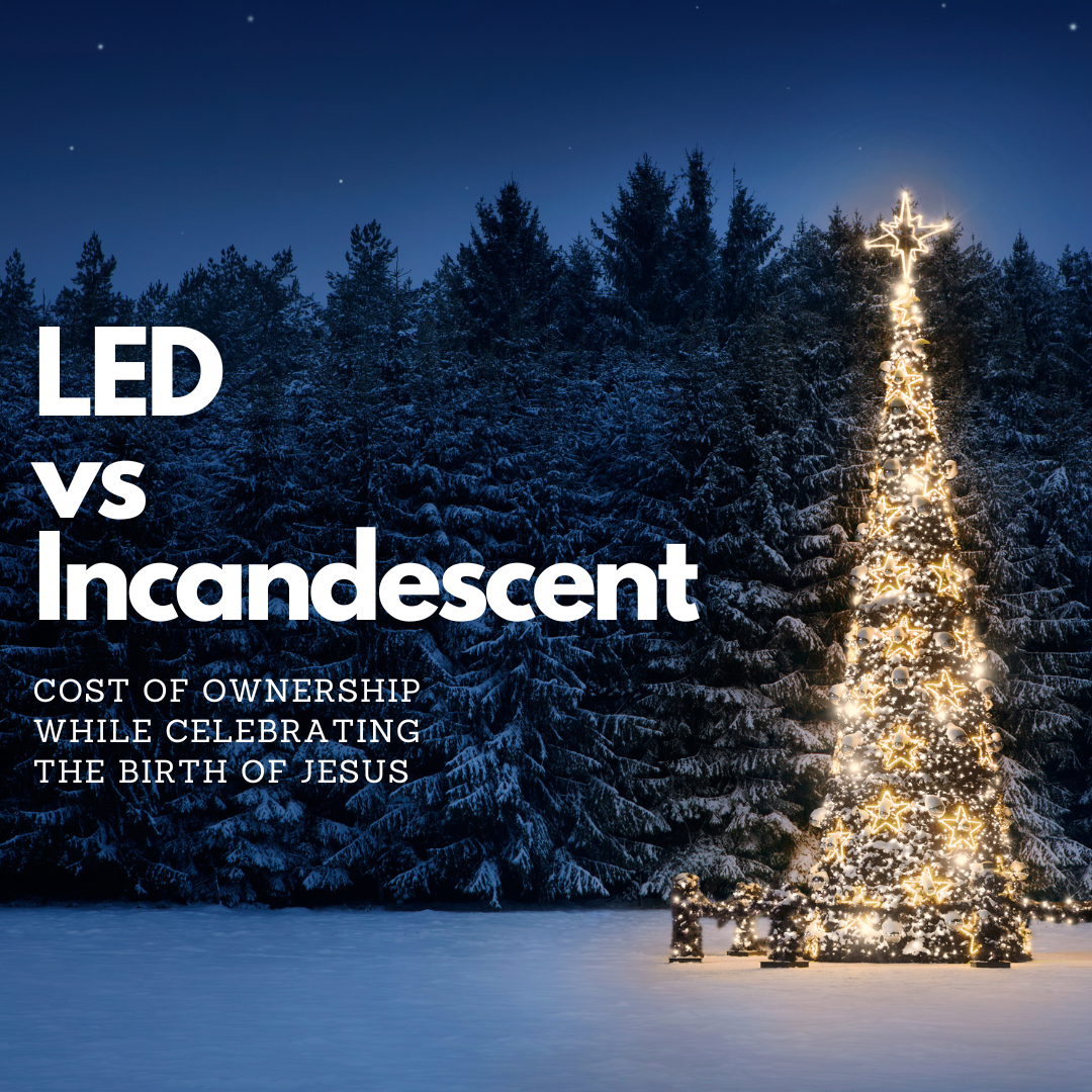 Christmas tree LED lighting