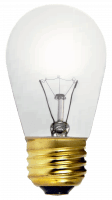 11W S14 Clear 130V Bulb – Durable & Bright