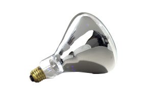 R40 Incandescent Heat Lamp 375W 2700K Medium (E26) Base 120V Clear Dimmable