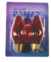 40W 130V Amber Flame Bulb – Warm, Decorative Lighting
