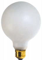60W G30 130V White Bulb – E26 Base for Soft, Diffused Decorative Lighting