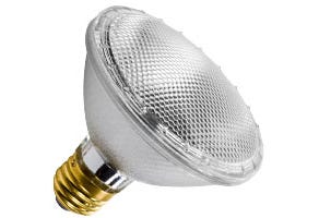 xPAR30 Halogen Flood Light – 60W, 120V, 3000K, Silver Reflector