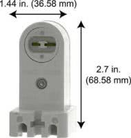 LH0140 Stationary Socket – 660W Recessed DC Base
