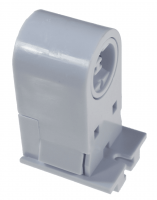 D900HOR Stationary Fluorescent Socket – Horizontal Groove, R17D Base