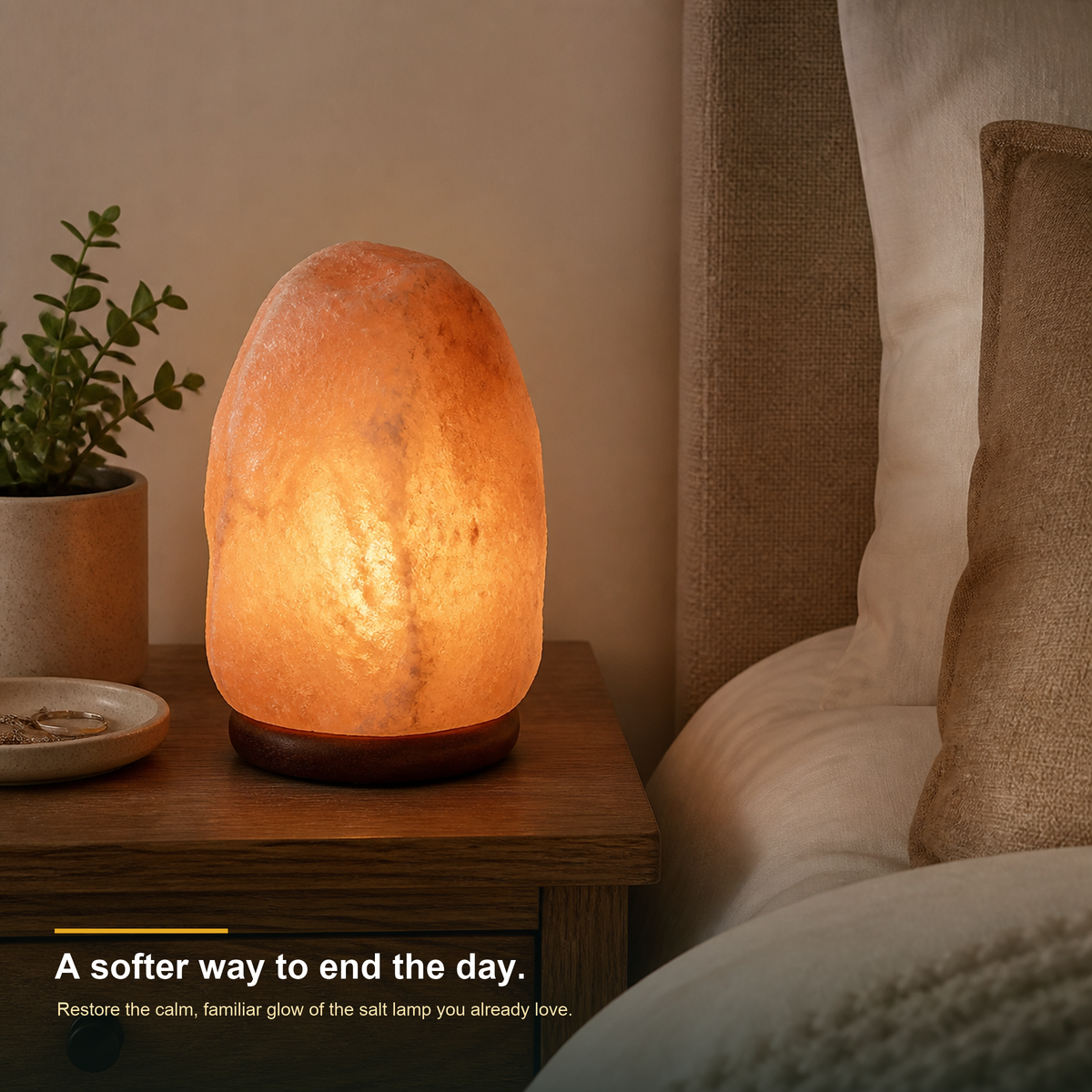 The Long Salt Lamp incandescent light bulb, 25W T6 E12, 100 CRI, dimmable