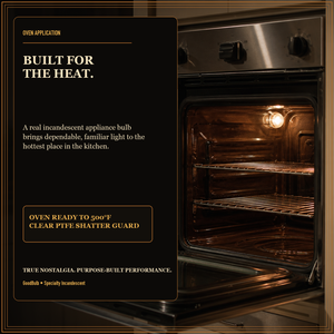 Oven Light Bulb, A15 Appliance Incandescent, High-Temp E26