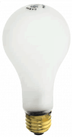 100A21 Safe-Shield Rough Service Lamp – 100W, 130V, Shatter-Resistant Frosted Finish, E26 Base, 4-Pack
