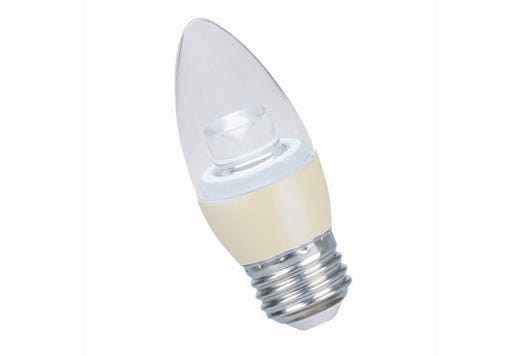 LED B11 Chandelier Bulb – 4.5W, 3000K, Dimmable, Medium (E26) Base