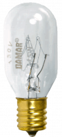 15T7C Clear 130V E12 – Tubular 15W Incandescent Bulb