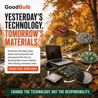 Electronic Waste Kit 2-Foot Jumbo prepaid mail-back recycling kit, computers · phones · circuit boards, certificate of recycling