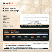 3FT LED T8 Tube LED T8 tube, 4000K Cool White or 5000K Daylight, G13 Bi-Pin, plug and play or ballast bypass, fluorescent replacement