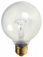 GoodBulb 100G25CL/SS 130V Clear 100W G25 Incandescent Globe Lamp – 1100 Lumens, E26 Medium Base, 2500 Hours – Shatter Resistant Safe Shield (D)