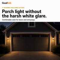 Yellow 60W Equal colored LED light bulb, A19, E26, 60W equivalent, bug light cause bulb