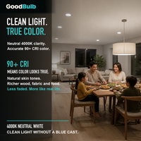 GoodBulb Cool White 4000K A19 LED bulb, made in USA, Fargo North Dakota