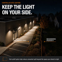 Dark Sky LED Wall Pack, 30/63/90/125W Selectable, 3 CCT