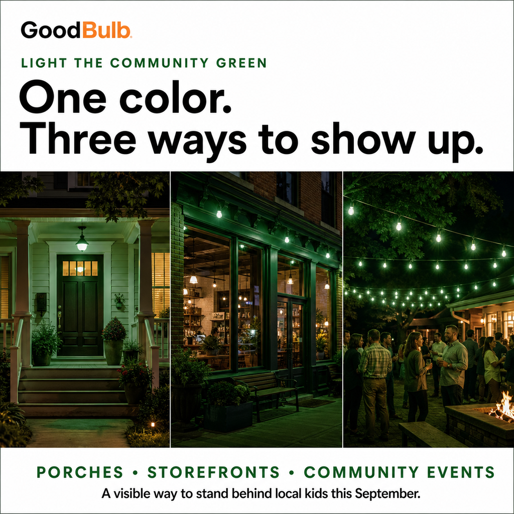 Green 60W Incandescent Classic Filament colored LED light bulb, A19, E26, 60W equivalent, porch cause bulb